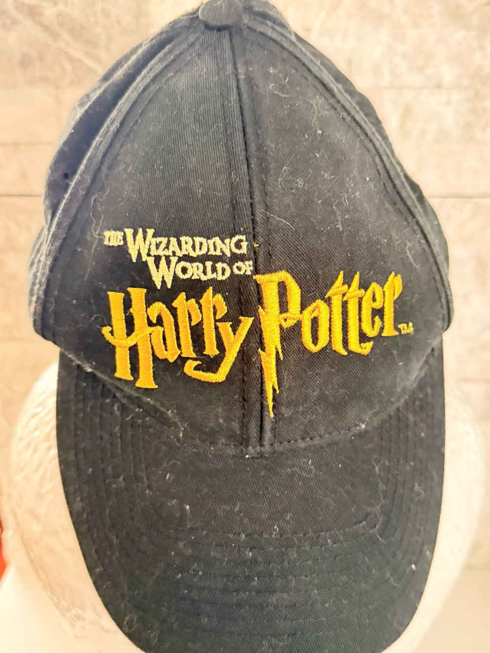 Y2K The Wizarding World of Harry Potter Black Adjustable Embroidered Unisex Cap